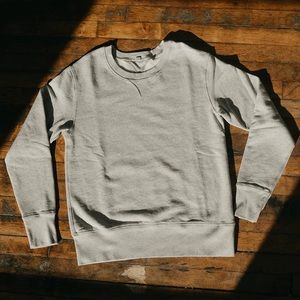 Wythe crewneck sweatshirt - Heather Grey - small